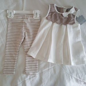 NEW Tahari Baby Fall Set 3-6 Months